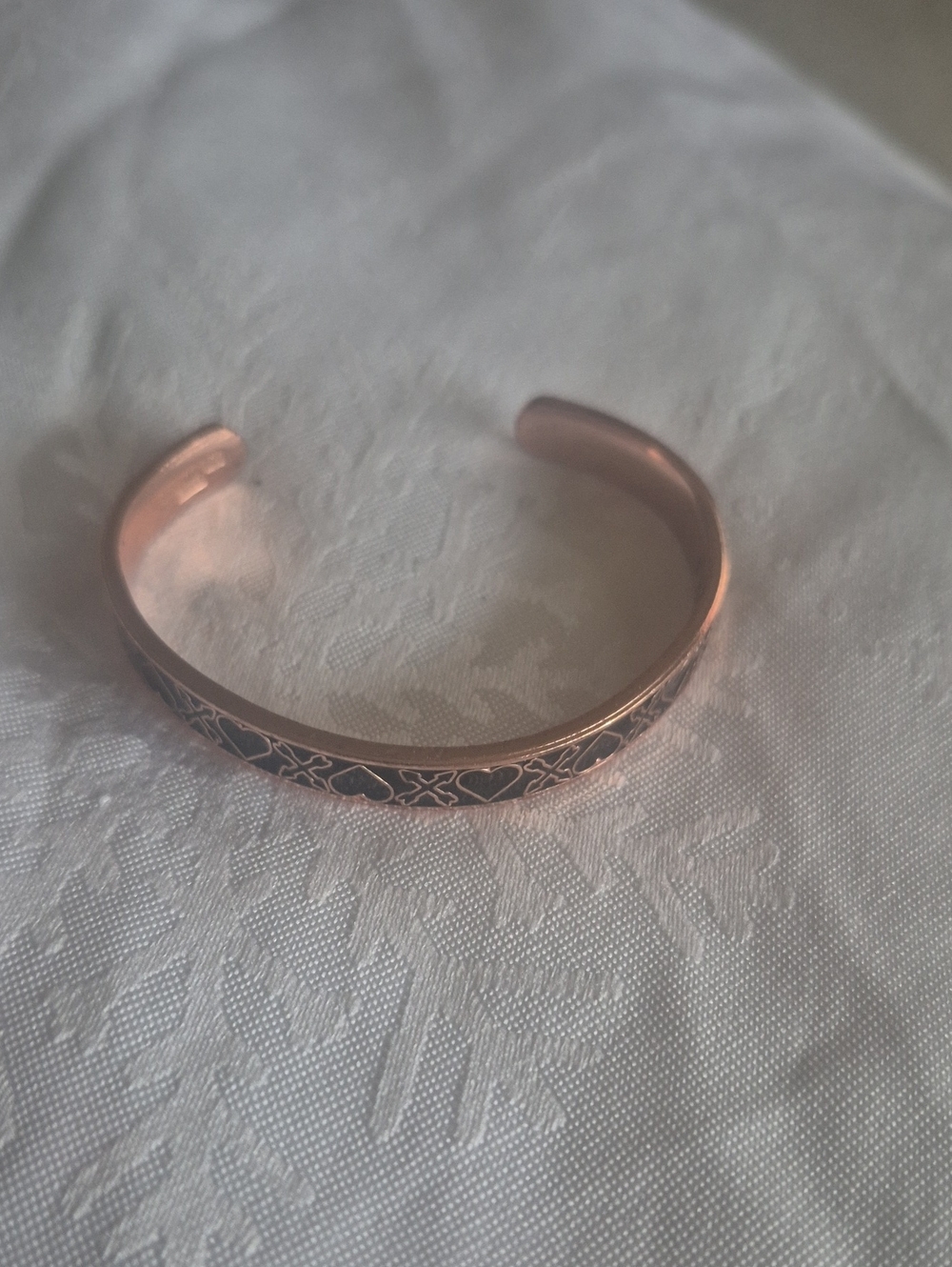 "Cosmic Love"  Open Cuff Bracelet
